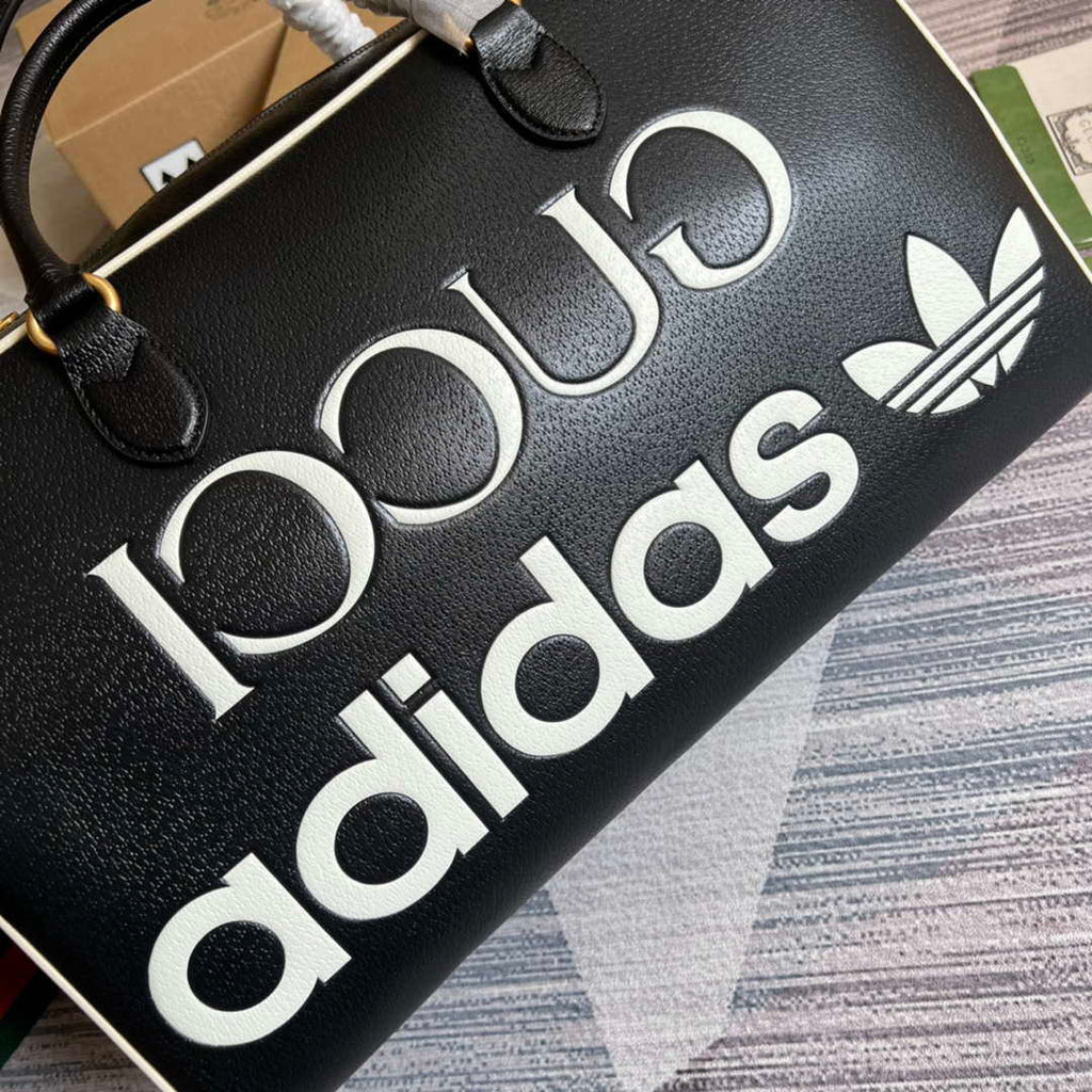 Adidas x Gucci large duffle bag 702422 Black