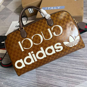 Adidas x Gucci large duffle bag 702422 Brown - Default Title - View 4