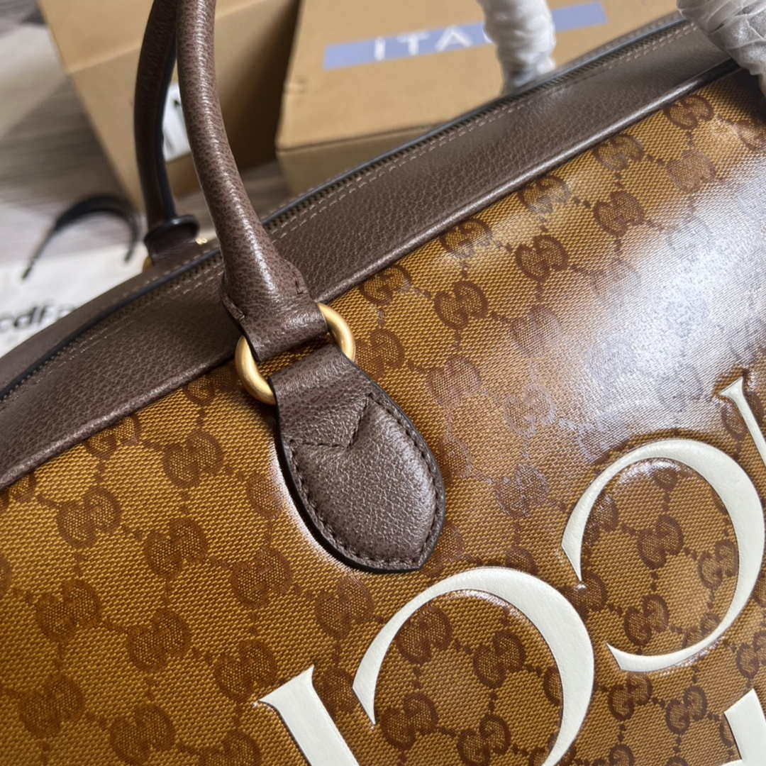 Adidas x Gucci large duffle bag 702422 Brown - Default Title - View 6