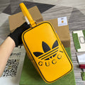 Adidas x Gucci mini top handle bag 702387 Yellow leather - Default Title - View 1