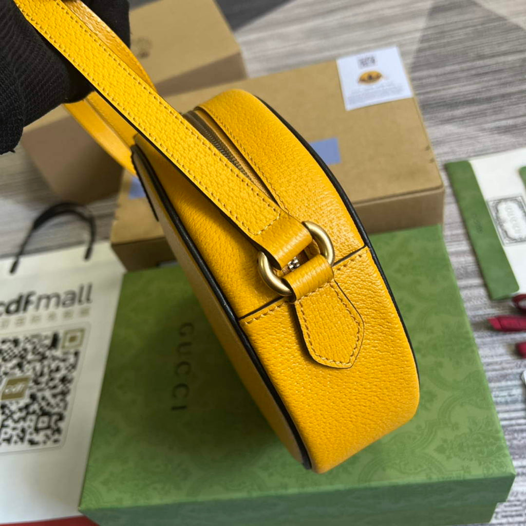 Adidas x Gucci Ophidia shoulder bag 702626 Yellow leather
