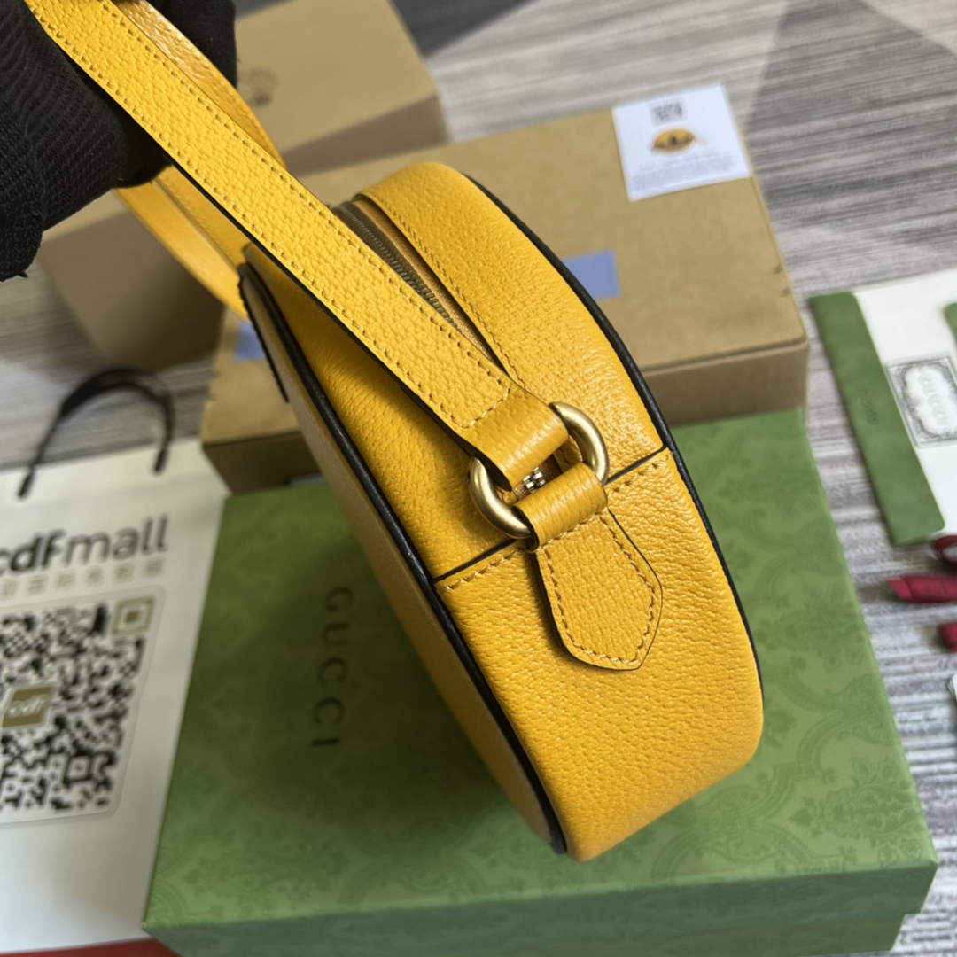 Adidas x Gucci Ophidia shoulder bag 702626 Yellow leather - Default Title - View 3