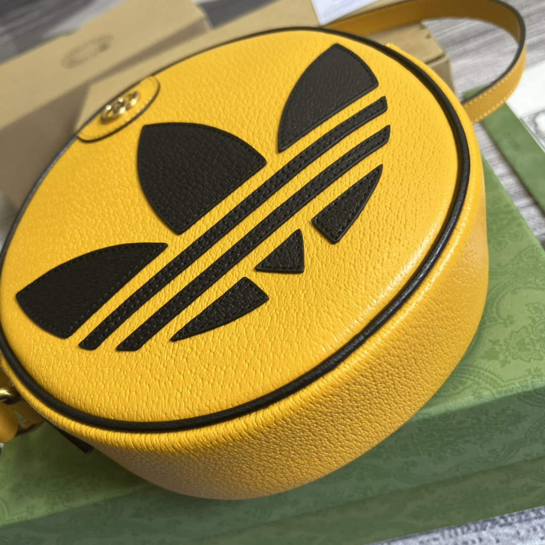 Adidas x Gucci Ophidia shoulder bag 702626 Yellow leather - Default Title - View 7