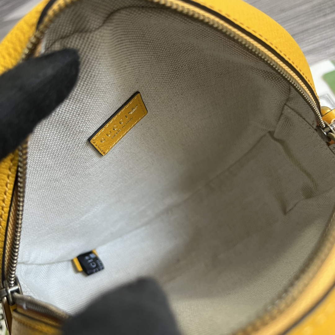 Adidas x Gucci Ophidia shoulder bag 702626 Yellow leather - Default Title - View 9