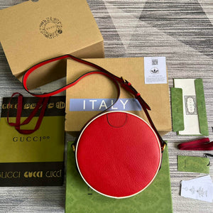 Adidas x Gucci Ophidia shoulder bag 702626 Red leather - Default Title - View 2