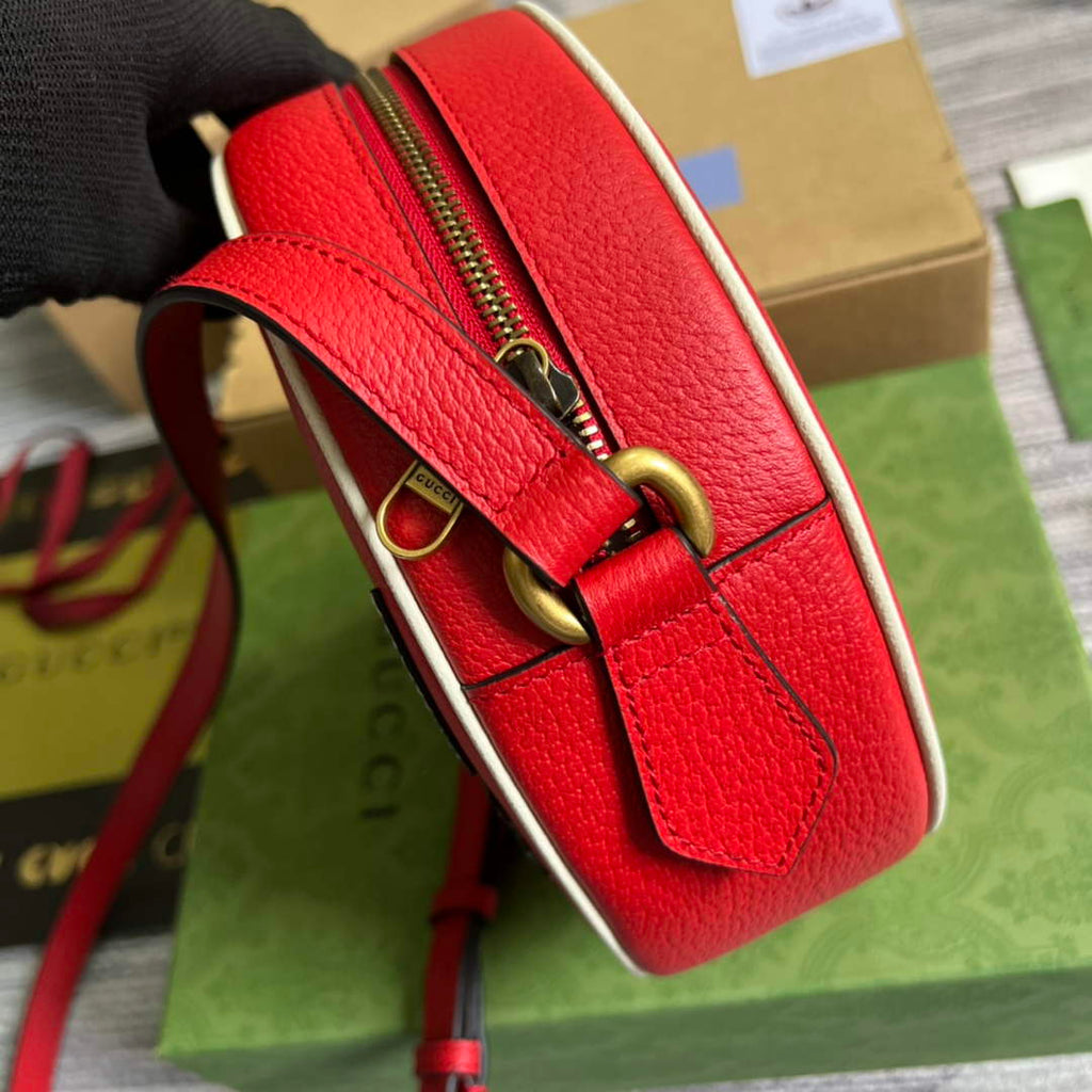 Adidas x Gucci Ophidia shoulder bag 702626 Red leather