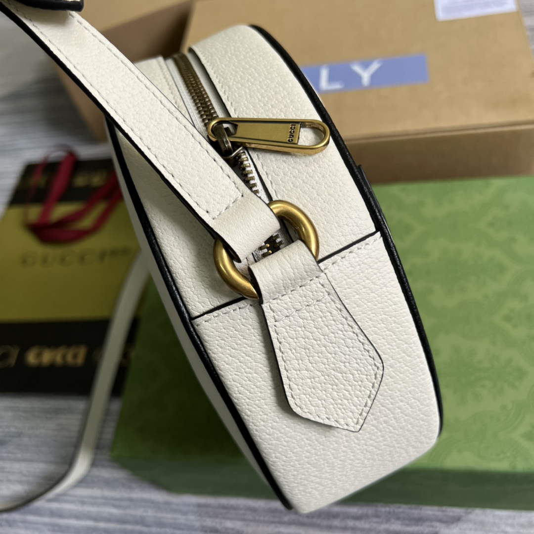 Adidas x Gucci Ophidia shoulder bag 702626 White leather - Default Title - View 3