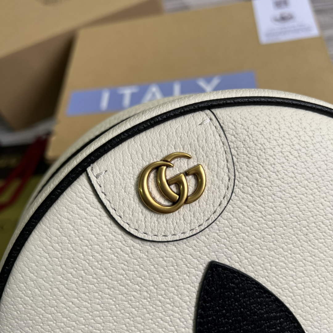 Adidas x Gucci Ophidia shoulder bag 702626 White leather