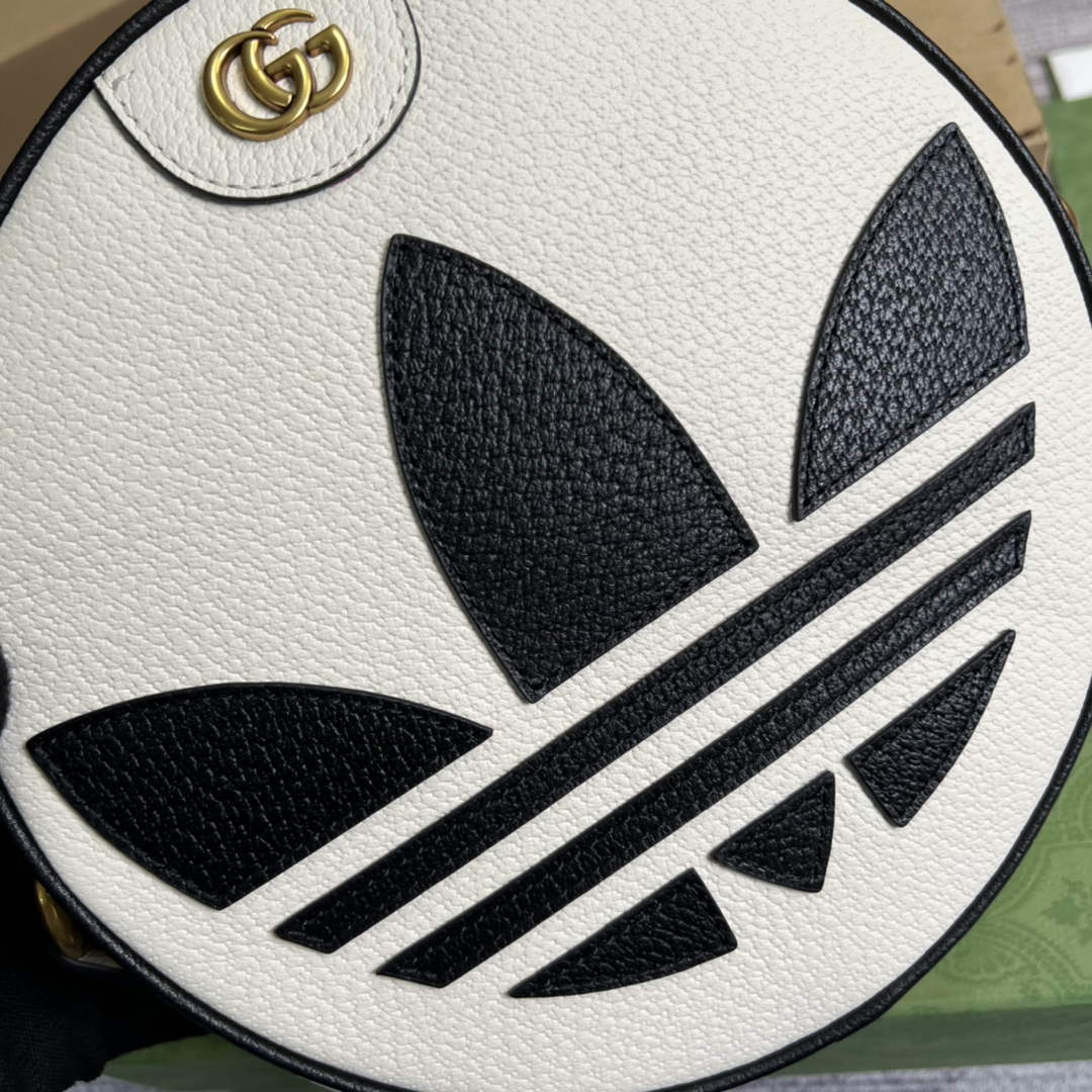 Adidas x Gucci Ophidia shoulder bag 702626 White leather - Default Title - View 6