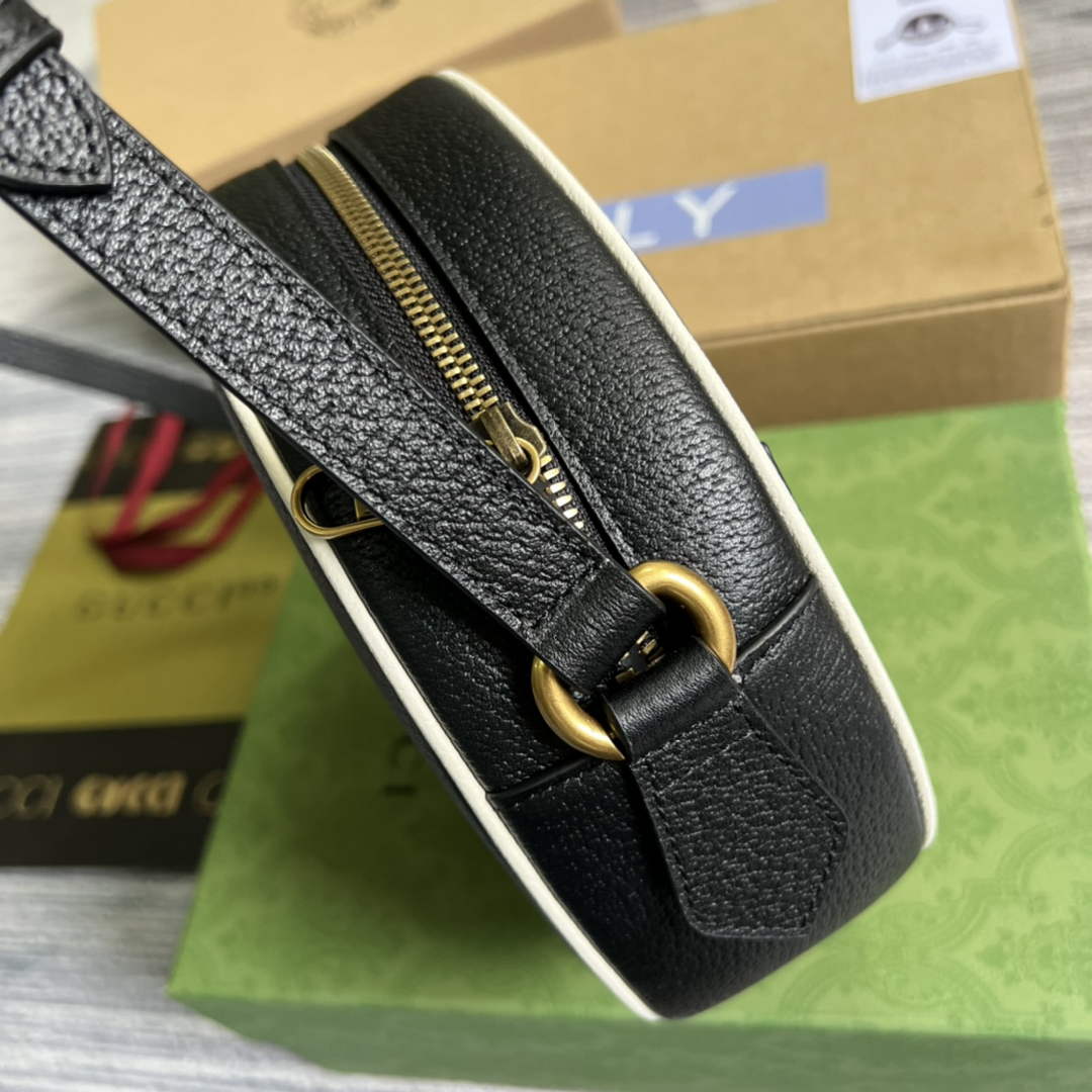 Adidas x Gucci Ophidia shoulder bag 702626 Black leather