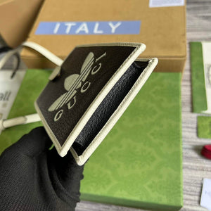 Adidas x Gucci phone case 702203 Black and off-white leather - Default Title - View 6