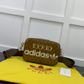 Adidas x Gucci small shoulder bag 702427 Beige and brown GG canvas - Default Title - View 1