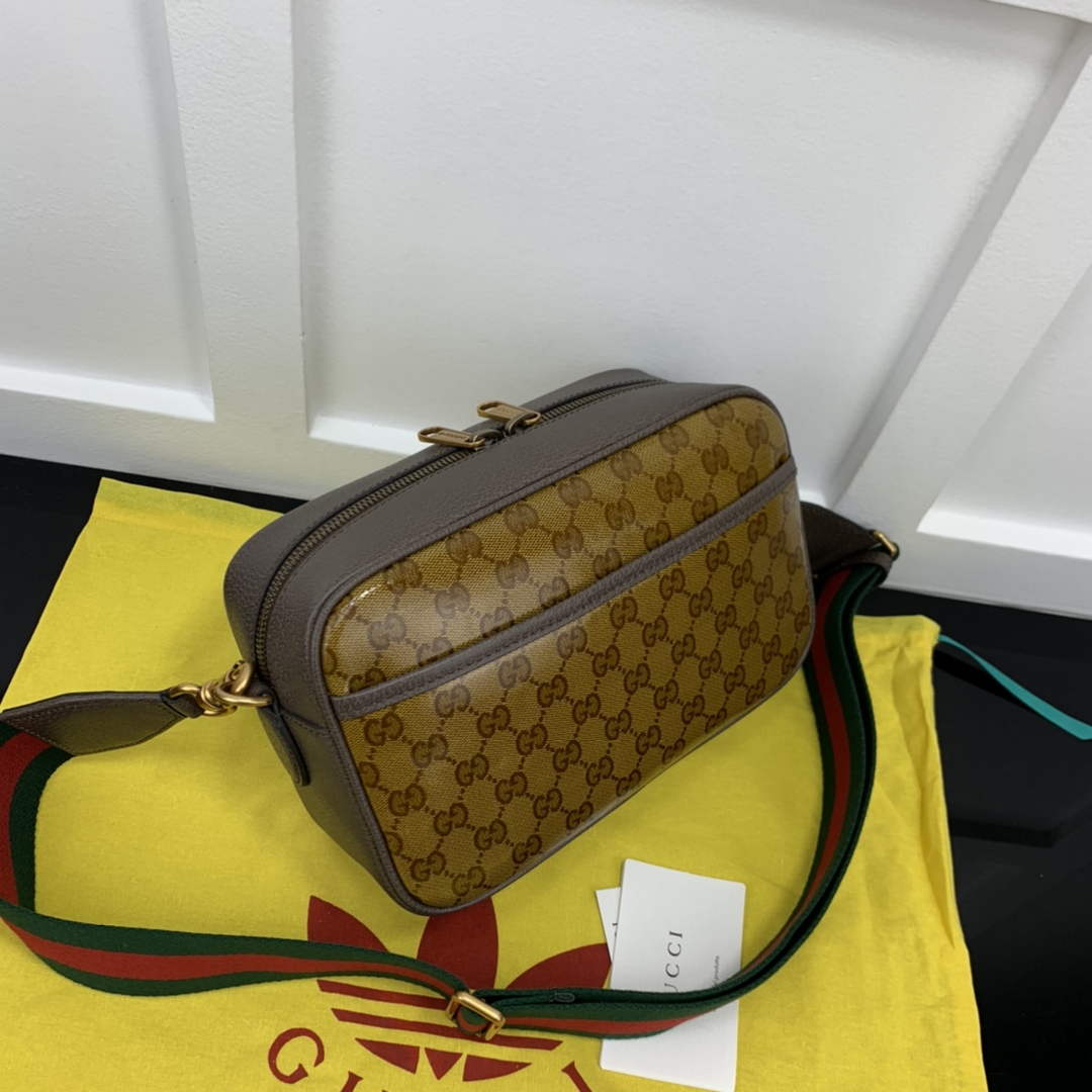 Adidas x Gucci small shoulder bag 702427 Beige and brown GG canvas - Default Title - View 3