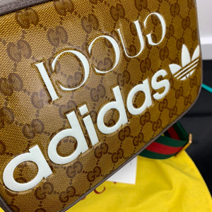 Adidas x Gucci small shoulder bag 702427 Beige and brown GG canvas - Default Title - View 6