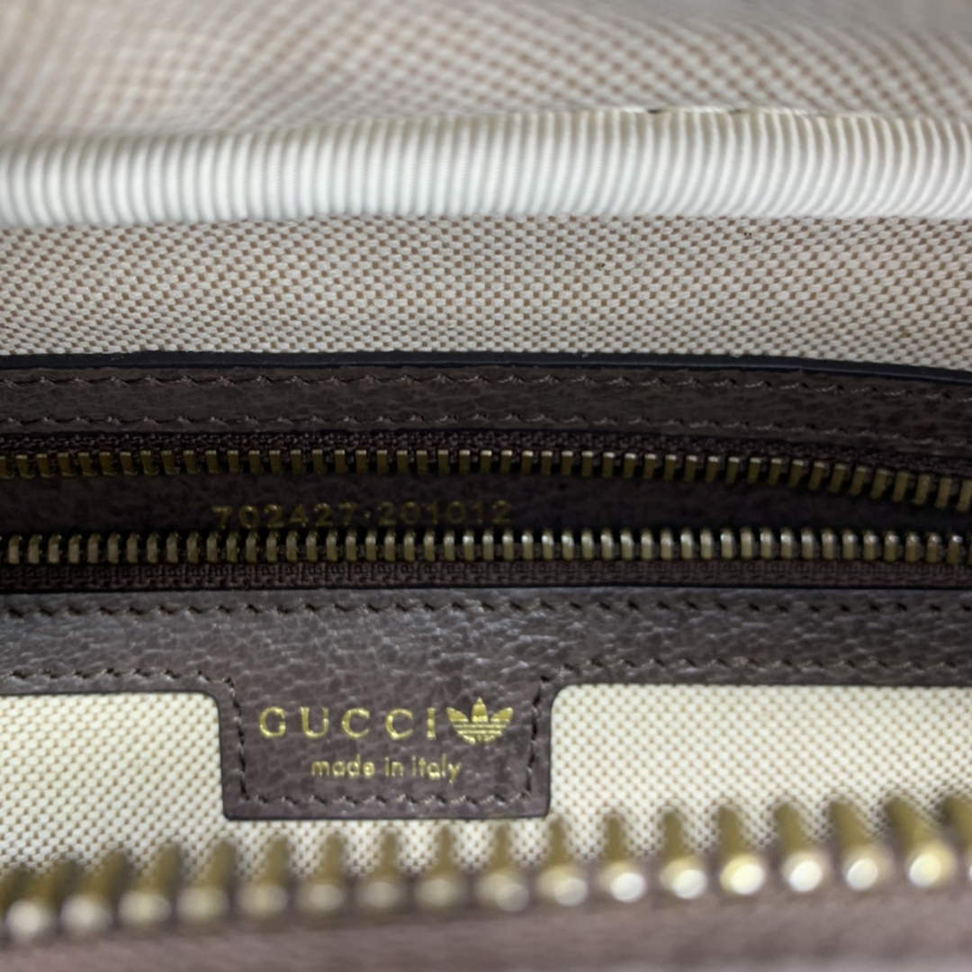 Adidas x Gucci small shoulder bag 702427 Beige and brown GG canvas - Default Title - View 9