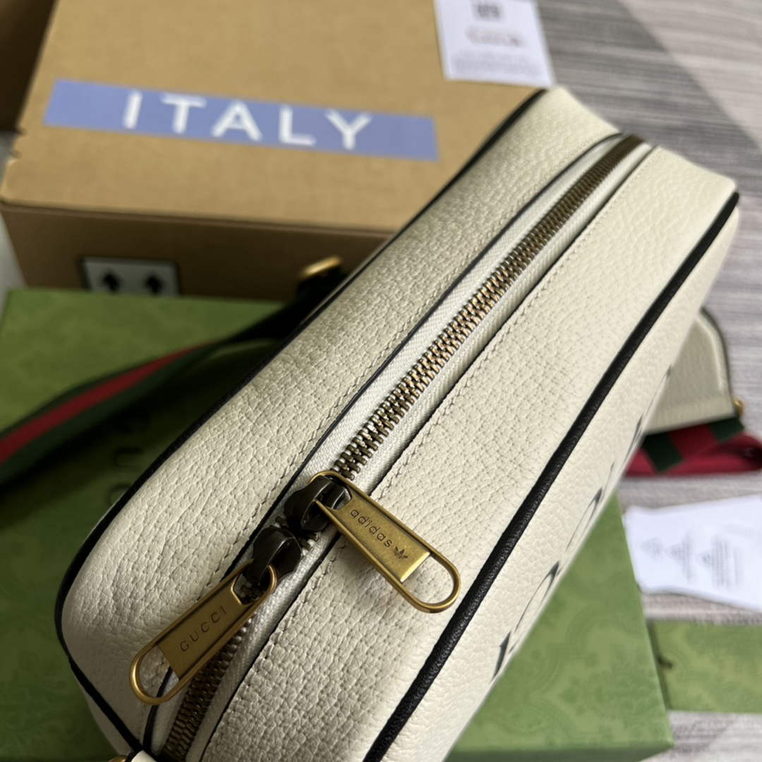 Adidas x Gucci small shoulder bag 702427 White leather - Default Title - View 8