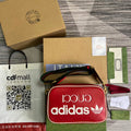 Adidas  x Gucci small shoulder bag 702427 Red leather