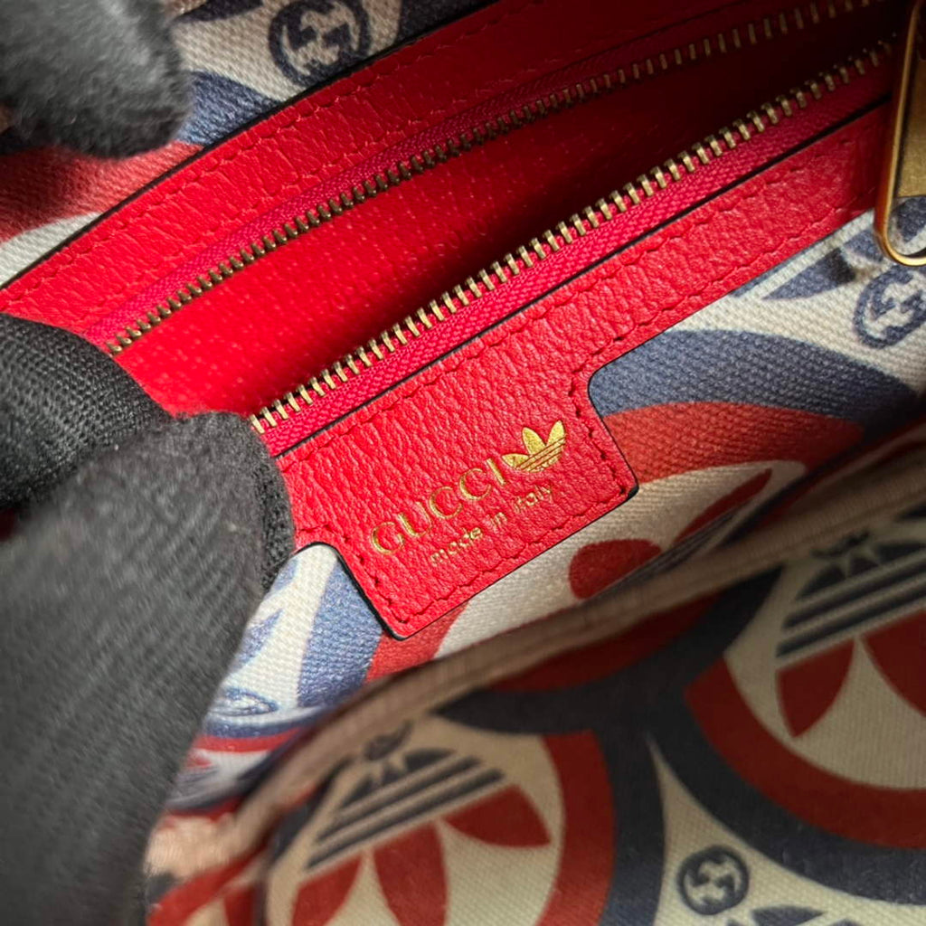 Adidas  x Gucci small shoulder bag 702427 Red leather