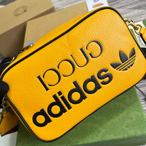 Adidas x Gucci small shoulder bag 702427 Yellow leather - Default Title - View 4