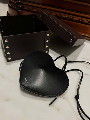 Alaia AA1P003C0Y75 LE Coeur Bag In Calfskin Black - Default Title - View 6