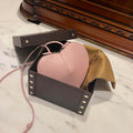Alaia AA1P003C0Y75 LE Coeur Bag In Calfskin Pink - Default Title - View 1
