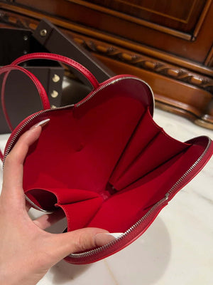 Alaia AA1P003C0Y75 LE Coeur Bag In Calfskin Red - Default Title - View 6
