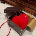 Alaia AA1P003C0Y75 LE Coeur Bag In Patent leather Red - Default Title - View 1