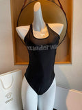 Alexander Wang Crystal Charm String Swimsuit in Jersey 1CC2228021001