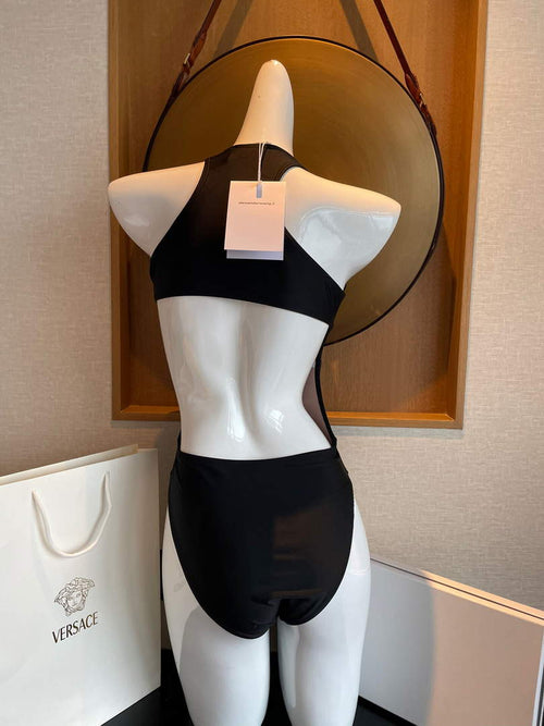 Alexander Wang Crystal Charm String Swimsuit in Jersey 1CC2228021001