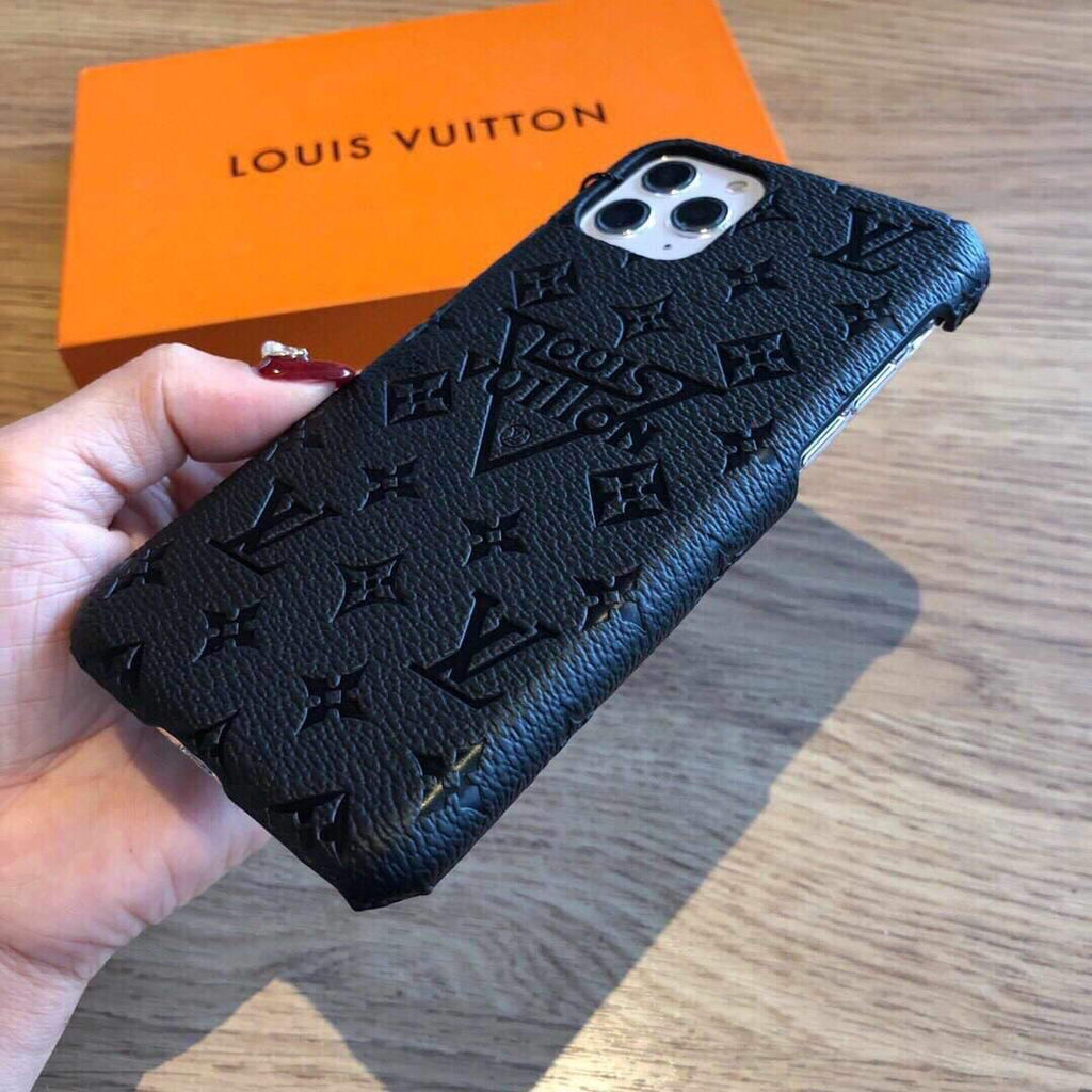 Louis Vuitton Apple Iphone Leather Premium Deluxe Phone Case Protection 10113 - luxibagsmall