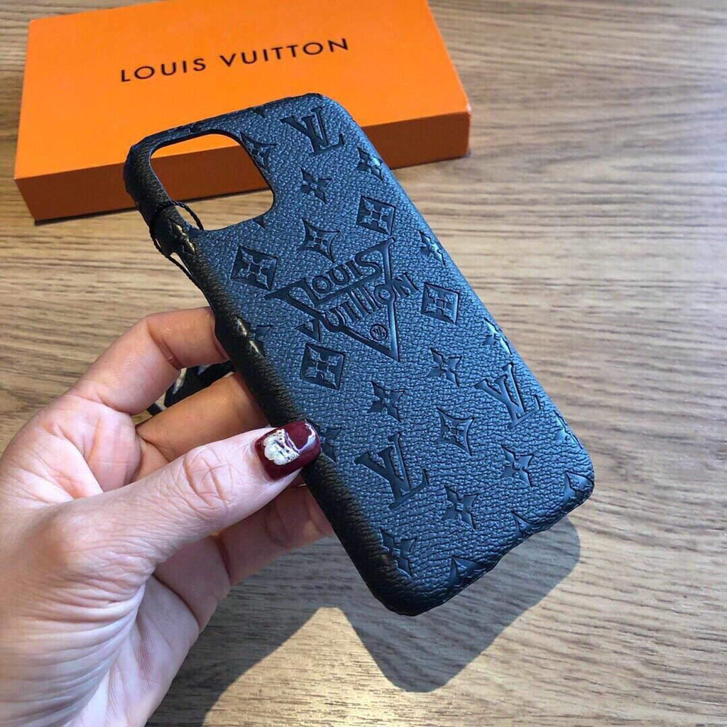 Louis Vuitton Apple Iphone Leather Premium Deluxe Phone Case Protection 10113 - luxibagsmall
