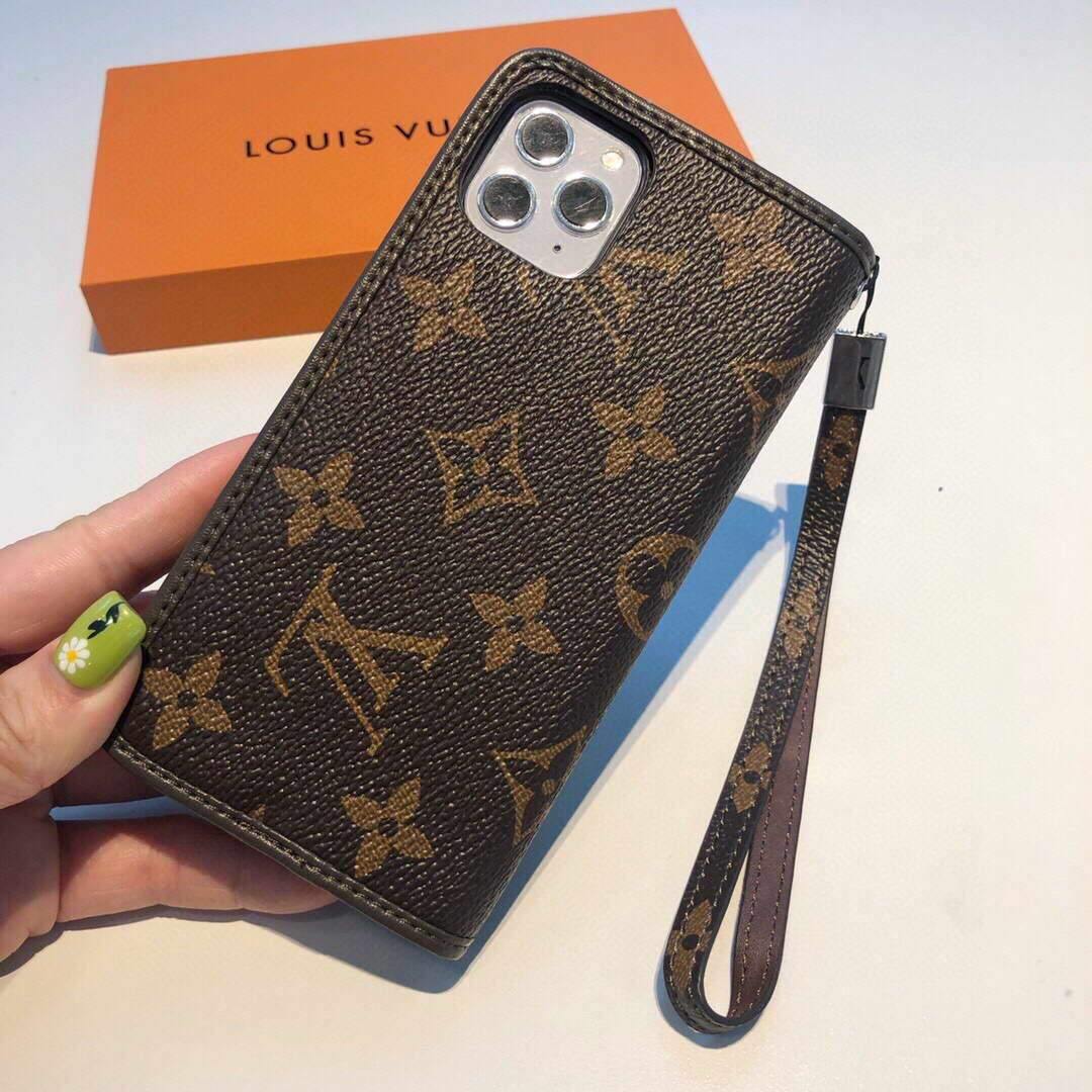 Louis Vuitton Apple Iphone Leather Premium Deluxe Phone Case Protection 10107 - luxibagsmall