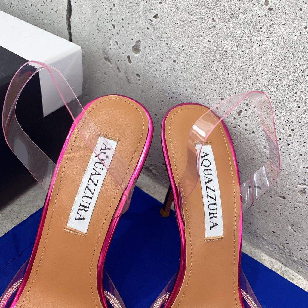 Aquazzura Golden Pineapple 22/early spring Heel 100mm A99002