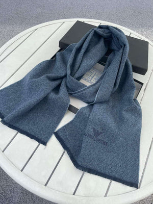 Armani Scarves Cashmere Classic Woven Scarf A99324 - Default Title - View 6