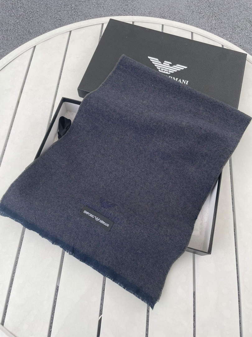 Armani Scarves Cashmere Classic Woven Scarf A99325 - Default Title - View 1