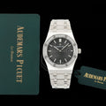 Audemars Piguet Women's 67650ST Royal Oak Quartz With Diamond AP600129 - Default Title - View 1