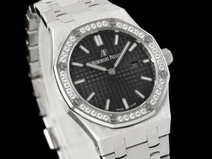 Audemars Piguet Women's 67650ST Royal Oak Quartz With Diamond AP600129 - Default Title - View 2