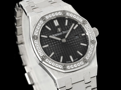Audemars Piguet Women's 67650ST Royal Oak Quartz With Diamond AP600129