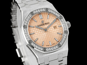 Audemars Piguet Women's 67650ST Royal Oak Quartz With Diamond AP600130 - Default Title - View 3