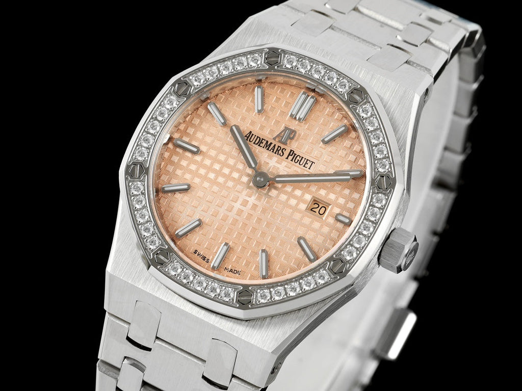 Audemars Piguet Women's 67650ST Royal Oak Quartz With Diamond AP600130