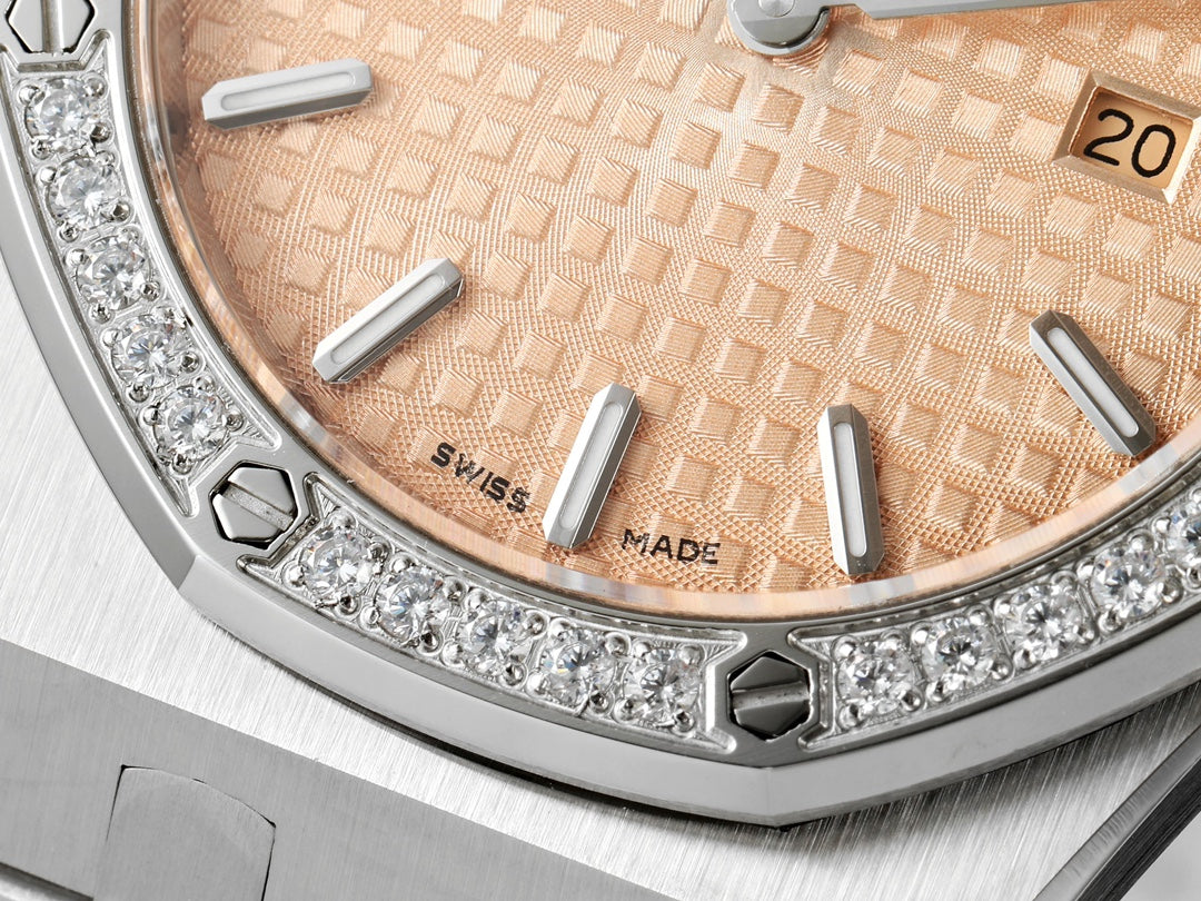 Audemars Piguet Women's 67650ST Royal Oak Quartz With Diamond AP600130