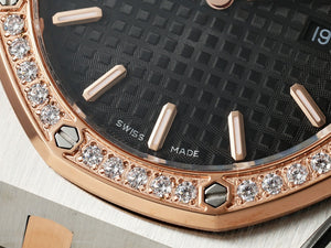 Audemars Piguet Women's 67650ST Royal Oak Quartz With Diamond AP600132 - Default Title - View 5