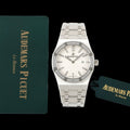 Audemars Piguet Women's 67650ST Royal Oak Quartz With Diamond AP600133 - Default Title - View 1