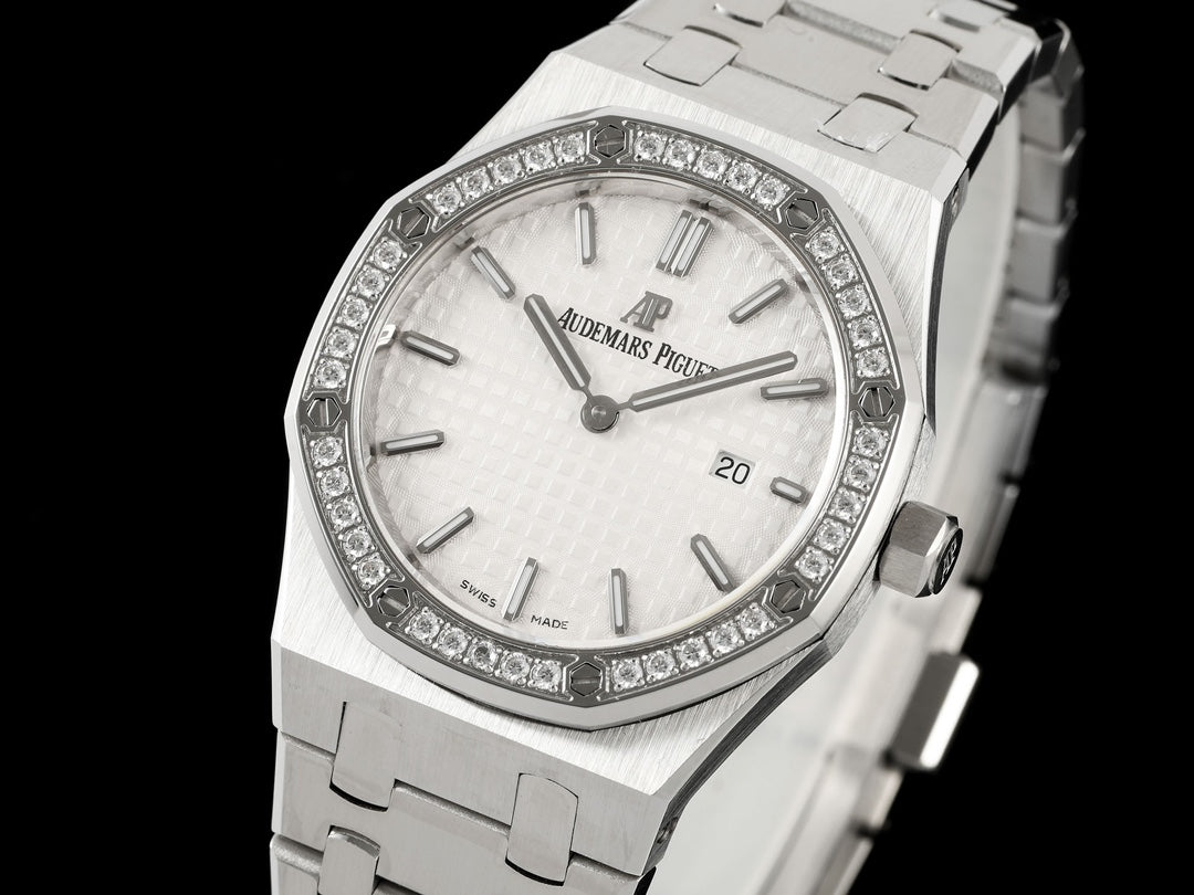 Audemars Piguet Women's 67650ST Royal Oak Quartz With Diamond AP600133