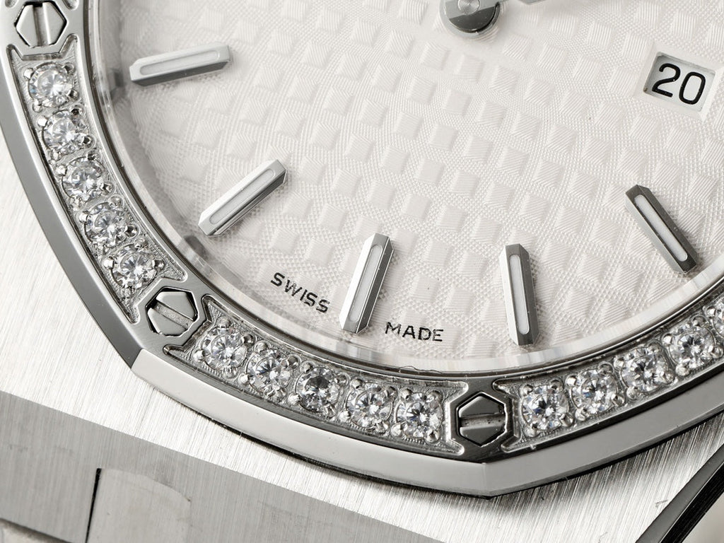 Audemars Piguet Women's 67650ST Royal Oak Quartz With Diamond AP600133