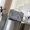Chanel AS6465  Backpack Suede Calfskin & Gold-Tone Metal Dark Gray