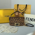 Baguette 8BS017AYDYF0A6E Mini Printed cavallino calfskin bag