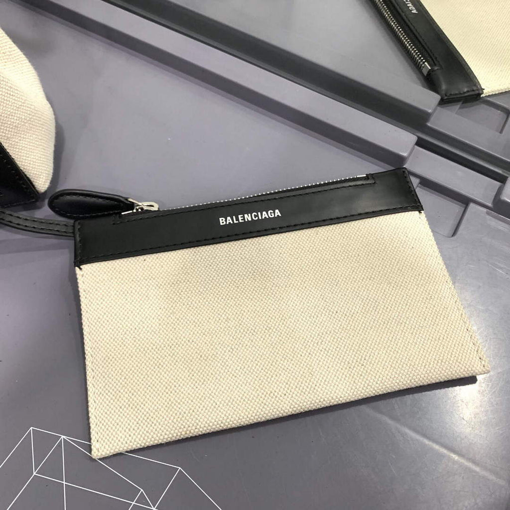 Balenciaga 390346 Women's Navy Xs Tote Bag Apricot black