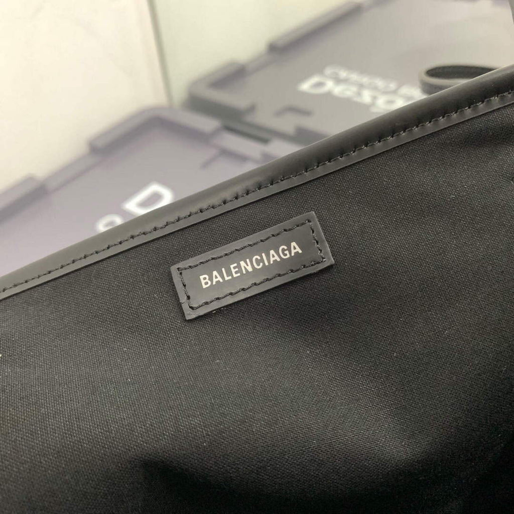 Balenciaga 390346 Women's Navy Xs Tote Bag Black