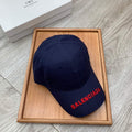 Balenciaga 529192310 Cap black white Classic Baseball Cap with Balenciaga embroidered logo B990025 - Default Title - View 1